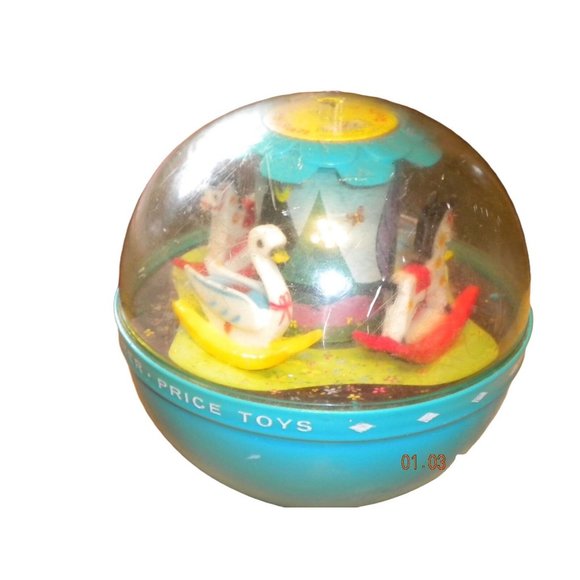 Fisher Price Roly Poly Chime Ball Toy. vintage - Picture 2 of 9